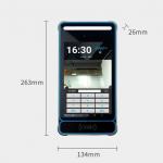 8 Inch 400cd/m2 IPS Screen Biometric Scanner Automatic Face Recognition Terminal for sale
