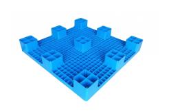 China Heavy Duty 9 Feet Nestable Plastic Pallets 100% Vergin HDPE Recyclable Shipping supplier