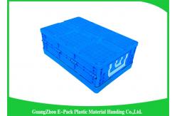 China Stackable Plastic Pallet Boxes PP Material , Folding Plastic Crates Transport Moving supplier