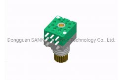 China Shaft Sealed 16 Bit Rotary Encoder Dual Unit For Walkie Talkie Interphone supplier