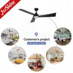 52 Inch Dimmable LED Light Ceiling Fan With Lights Remote Control 6 Speed