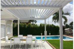 China Bioclimatic Gazebo Awning garden Aluminum Louver Gazebo pergola Canopy supplier