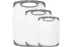 China Dishwasher Safe Plastic Kitchen Cutting Board With Easy-Grip Handles supplier