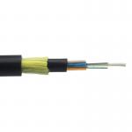 Optical Figure 8 Cable 200m Double Sheath Adss Fiber Cable with FRP Central Strength Member for sale