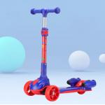 OEM kids bubbly kick scooter with blowing bubble for sale