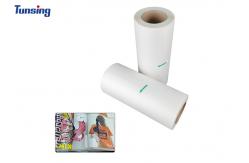 China Free Sample Easy Peel DTF PET Film Heat Transfer Film 100m Length supplier