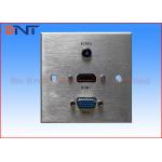 Compact Media Hub / Multimedia Socket Plate For High Class Hotel