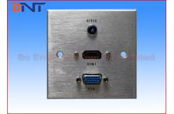 China Compact Media Hub / Multimedia Socket Plate For High Class Hotel supplier