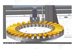 China Cylinder Battery Tab Welding Machine Lithium Battery Research Cylinder Cell Tab Laser Welder supplier
