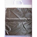 Black Reusable Soft Loop Handle Bag For Grocery , Shopping , Storage for sale