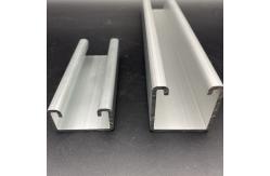 China Custom Slotted Plain Aluminum C Profile for Solar Mounting System supplier