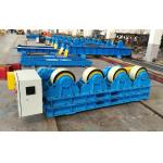 Rubber Wheel 30t Fixed Welding Turning Roll With Foot Pedal