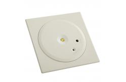 China 1*3 Watt Ceiling Recessed LED Rechargeable Emergency Downlight For Buildings supplier