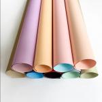 Ouya Paper Luxury Korean Flower Wrapping Biocolor-Double-Sided Bouquet Florist Waterproof Wrapping Paper For Flowers for sale