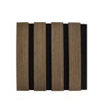 Melamine Polyester Slat Wooden Veneer Slats for Soundproof Acoustic Wooden Slats Wall for sale