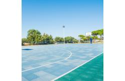 China No Cracking Interlocking Suspension Floor Modular Tennis Court Surface supplier