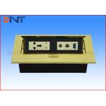 Removable Pop Up Desktop Power Plug With RJ45 CAT 6 Network Connector for sale