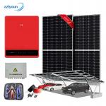 Roof Mounting On Grid Solar Power System 50KW 60KW MPPT Commercial for sale