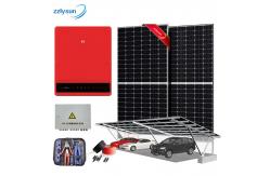 China Roof Mounting On Grid Solar Power System 50KW 60KW MPPT Commercial supplier