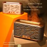 Flame Aromatherapy Humidifier Nano Mist Quiet Large Capacity Humidification Machine With Atmosphere Light