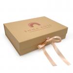 Brown Foldable Packaging Box Small Cutomized For Face Cream for sale