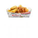 Eco-friendly Custom Logo Fast Food Boxes Cardboard for Hamburgers Fries  Chicken