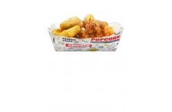 China Eco-friendly Custom Logo Fast Food Boxes Cardboard for Hamburgers Fries  Chicken supplier
