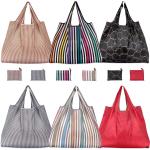 Amazon hot selling   Reusable Grocery Tote Bags   Eco Friendly  handbags  Large Heavy Duty Machine Washable   Ripstop Nylon bag for sale