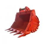 Custom Excavation Rock Bucket Attachment , Demolition Excavation rock ripping bucket for sale