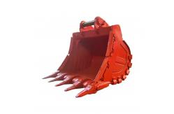 China Excavator Rock Ripping Bucket Aggressive Tooth Design For Quarry Operations supplier