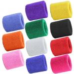 High Elasticity Table Tennis Accessories Latex Towel Wristguard Different Colors Polyester for sale