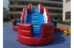China Attractive Funny Inflatable Obstacle Courses Outdoor Games Digital Printing inflatable mushroom slide supplier