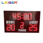 Standard Ecomomy Electronic LED Football Scoreboard IP65 Waterproof for sale