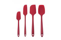 China 4 Pieces Non Scratch Silicone Spatula Set For Home Kitchen supplier