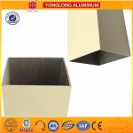 Rectangle Powder Coated Aluminium Extrusions / 6063 6063A Aluminum Window Frame Profile for sale