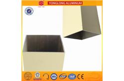 China Rectangle Powder Coated Aluminium Extrusions / 6063 6063A Aluminum Window Frame Profile supplier