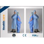 Medical Uniform Disposable Scrub Suits V Or Round Neck Style Oil - Resistant for sale