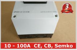 China 100A Changeover Selector Switch Waterproof Ip65 , 3 Position Rotary Switch supplier