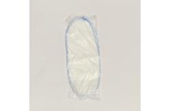 China Adult Disposable Nonwoven Close Slippers With Whole Top Lightweight PP Blue Thread Sewing supplier