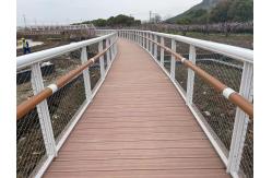 China Public Square Balustrade Cable Mesh SUS 316 1.2 Mm supplier