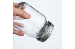 China ODM Canning Glass Mason Jars 300ml 500 Ml 1000ml With Metal Lid supplier