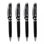 High Quality Office Stationery 1.0mm Aluminum Twist Ballpoint Pen With Logo for sale