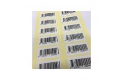 China Hot Stamping Silk Screen Custom Barcode Labels In Roll Or In Sheet supplier