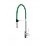 Chrome Green Single Hole Magnetic Pull Down Kitchen Faucet Kitchen Water Mixer Tap for sale