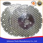 Double Side Dots Electroplated Diamond Tools For Marble / Granite Cutting for sale