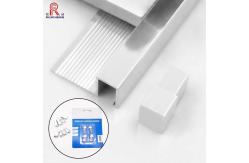 China 2mm Aluminum Tile Edge Trim , Anodized Square Ceramic Gold Metal Tile Trim supplier