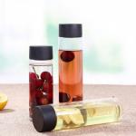 300ml 500ml Transparent Plastic Disposable Juice Bottles For Beverage