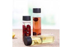 China 300ml 500ml Transparent Plastic Disposable Juice Bottles For Beverage supplier