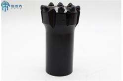 China T45 76mm Thread Button Bit Normal Body Spherical Buttons Hard Rock Drilling supplier