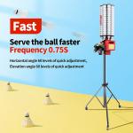 SIBOASI B3 Badminton Shuttlecock Feeder Machine Smart Badminton Shooting Machine for Training